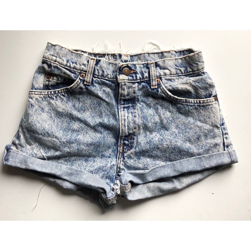 Levi’s Vintage Acid Wash Jean Shorts